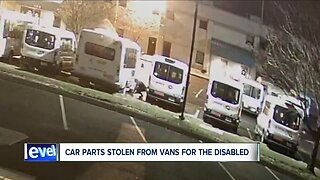 13 more catalytic converters stolen from disability buses in Akron, suspending some transportation