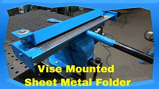 Vise Mounted Sheet metal Folder Useful DIY Home Made tools