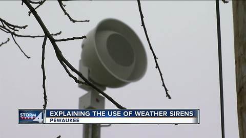 Sirens sound during severe storm in Waukesha County, causing some confusion