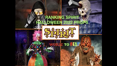 🎃Ranking the 2022 Spirit Halloween animatronics from WORST TO BEST💀!