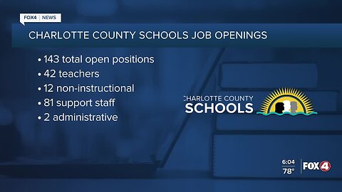 SWFL school districts struggle to find teachers as the school year approaches