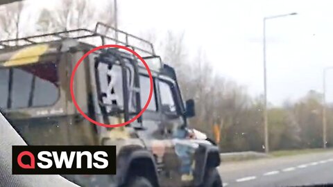 Video shows convoy of cars waving Russian flags and sporting the letter 'Z' on Dublin motorway