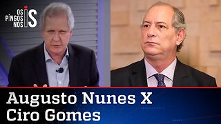 Augusto Nunes: Mentiroso, Ciro acha que coloca medo em alguém