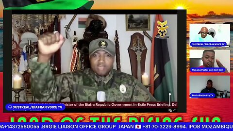 BRGIE Prime Minister of Biafra Press Briefing on Gabon 31.8.2023 8/31/2023