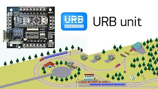 URB unit - universal electronic device for controlling a model railway