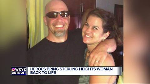 Sterling Heights woman brought back to life thanks to local heroes