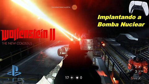 Implantando a Bomba Nuclear - Wolfenstein 2 The New Colossus - no Playstation 5