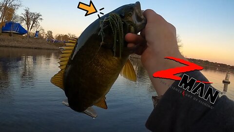 Catching Smallmouth with a Z man Chatterbait