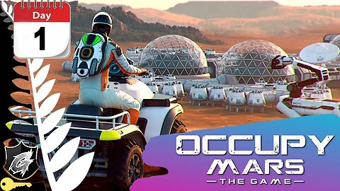 Occupy Mars ⭐ The Game 🌞Day 1✅ A new Beginning #LiveStream
