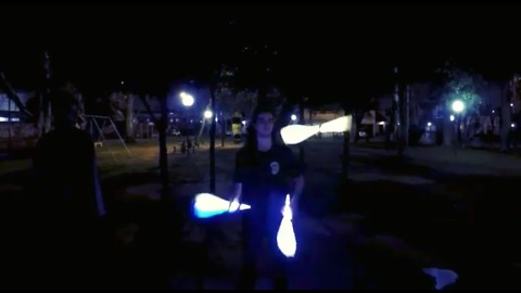 Visual juggling in Buenos aires