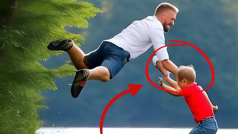 Incredible Dad Saves Moments Are these dads Real Super Heros ?