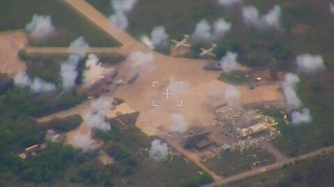 Demilitarization of MiG-29s of the Ukrainian Air Force in Dnepropetrovsk using cluster munitions.