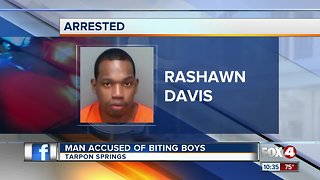 Man accused of biting boys