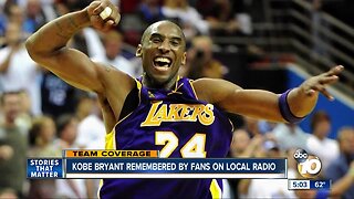 Kobe Bryant remembered on local radio
