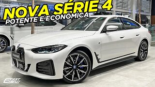 NOVO BMW i4 eDRIVE 40 M SPORT 2023 COUPÊ + LINDO DA BMW COM INTERNA INCRÍVEL E 590 KM DE AUTONOMIA