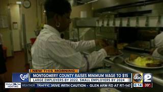 Montgomery County council votes unanimously to raise minimum wage