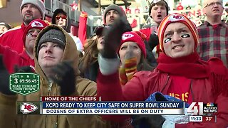 KCPD ready to keep city safe on Super Bowl Sunday