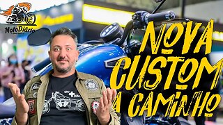 Nova moto CUSTOM 1200 cc a caminho do BRASIL? 😮😮😮