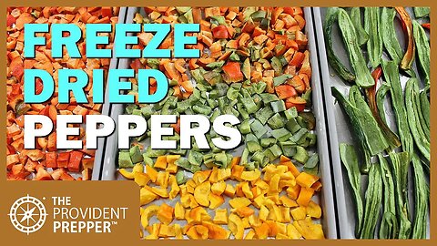 Food Storage: Freeze Dried Peppers