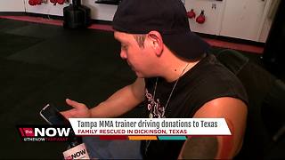 Tampa MMA trainer driving donations to Texas