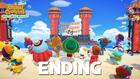 Animal Crossing New Horizons Happy Home Paradise ENDING