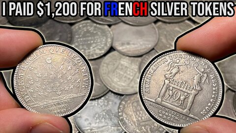 Unboxing A Huge $1,200 Coin Collection I Bought: 17th & 18th Century Silver French Jetons