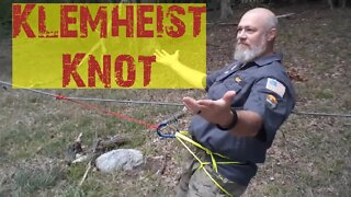 How to tie a Klemheist Knot