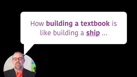 HOW is building a TEXTBOOK 📘 like building a SHIP 🛳?