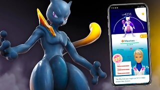 MEWTWO SOMBROSO BOLADÃO!!! Derrotando o Giovanni FÁCIL DEMAIS! Pokémon GO