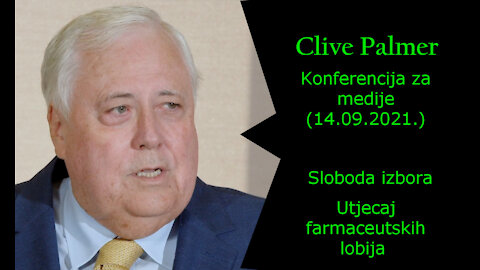 Clive Palmer Konferencija za medije