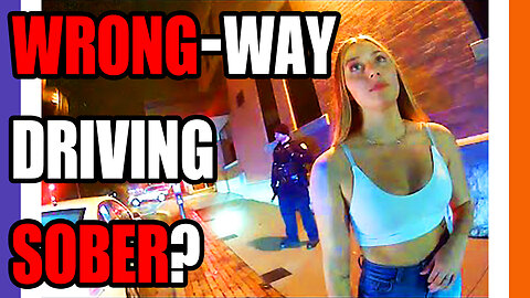 College Chick Wrong Way Driver But Is She Drunk