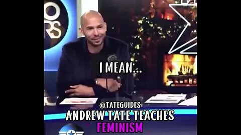 Andrew Tate teaches feminism to the female host