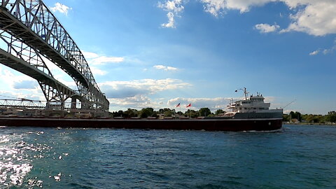 Wilfred Sykes 678ft - 207m Bulk Carrier Built 1949 Up To Lake Huron