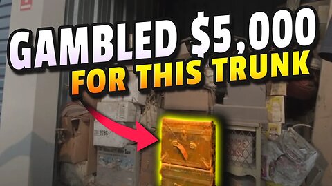 GAMBLED $5,000 On These DUSTY TRUNKS & Sold Over $25,000!