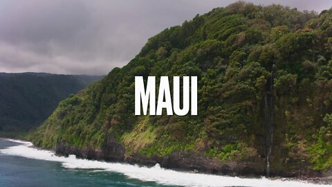 Flying Over Maui 4K