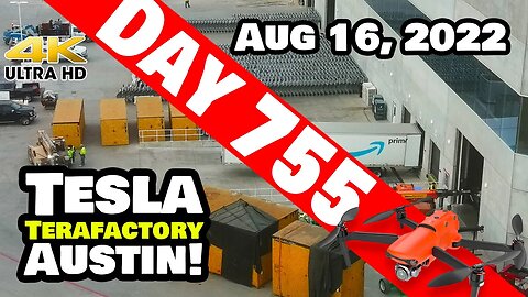 CASTING AREA PREPARES FOR SOMETHING BIG AT GIGA TEXAS! -Tesla Gigafactory Austin 4K Day 755 -8/16/22
