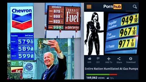 Biden Hyperinflation Creates Whore Nation Gas For Ass PornHub Moms New Normal In USA Whore Culture