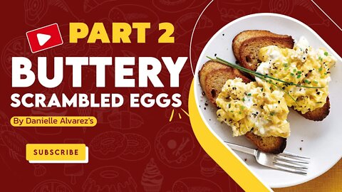 delicious buttery scrambled eggs breakfast part2 #shorts