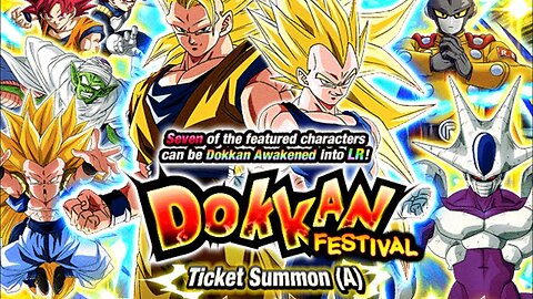 Dokkan Battle Global 8th Anniversary Ticket Summon A 👀👀