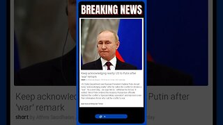 Live News | Putin's Warning: Reality Check Hits US - Acknowledge Reality Now! | #shorts #news
