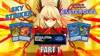 SKY STRIKER! LINK REG. EVENT! MASTER DUEL GAMEPLAY | PART 1 | YU-GI-OH! MASTER DUEL! ▽