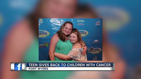 Teen Gives Back to Children with Cancer