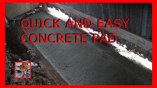 BSH - Quick and Easy Concrete Pad