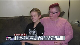 Port Huron mother furious, says her son was assaulted on school bus