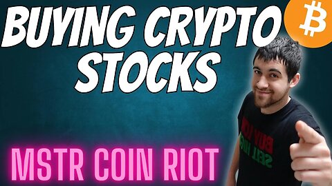 Bitcoin Miners & Other Crypto Related Stocks Set To Explode - Coin Mstr Riot Stock