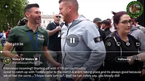 Voice of Wales Tommy Robinson 01/06/2024