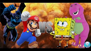 MUGEN - Request - Batman & Mario VS SpongeBob & Barney