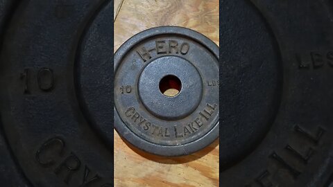 H-ERO 10 lb. Barbell Plate