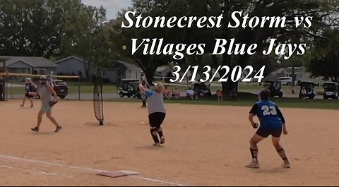 Stonecrest Storm vs Villages Blue Jays Tri-County Golden Ladies Softball 3/13/2024