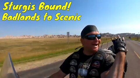 Motorcycle Ride to Scenic South Dakota from Badlands National Park